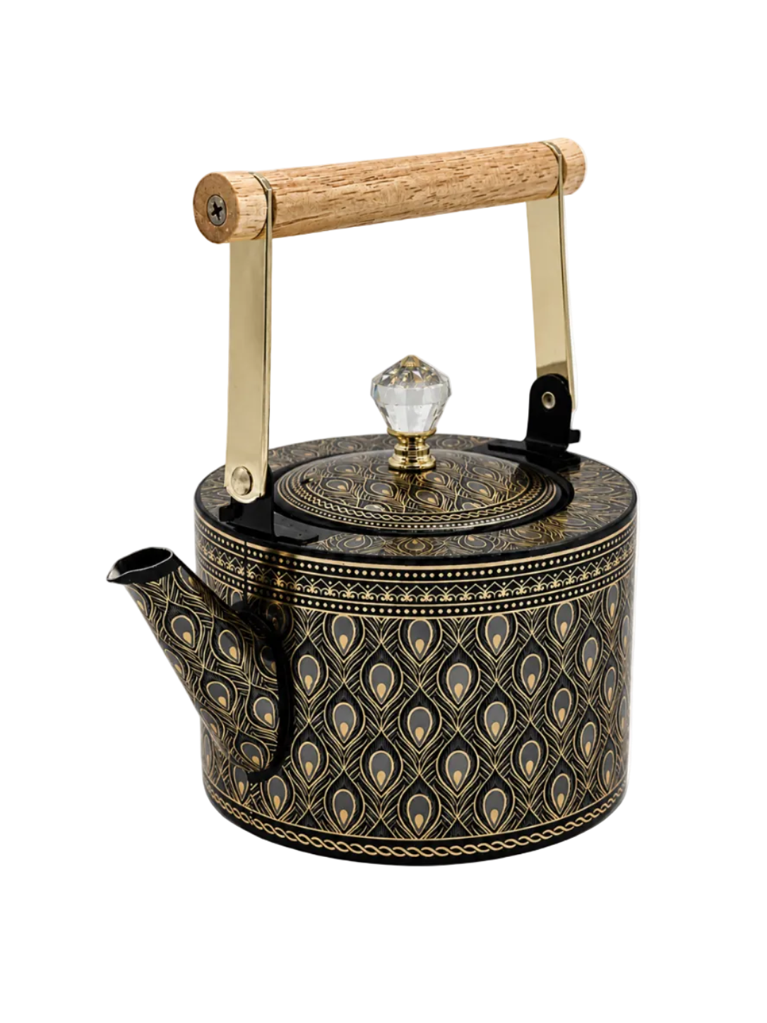1.5L Black Stainless Steel Arabic Style Kettle