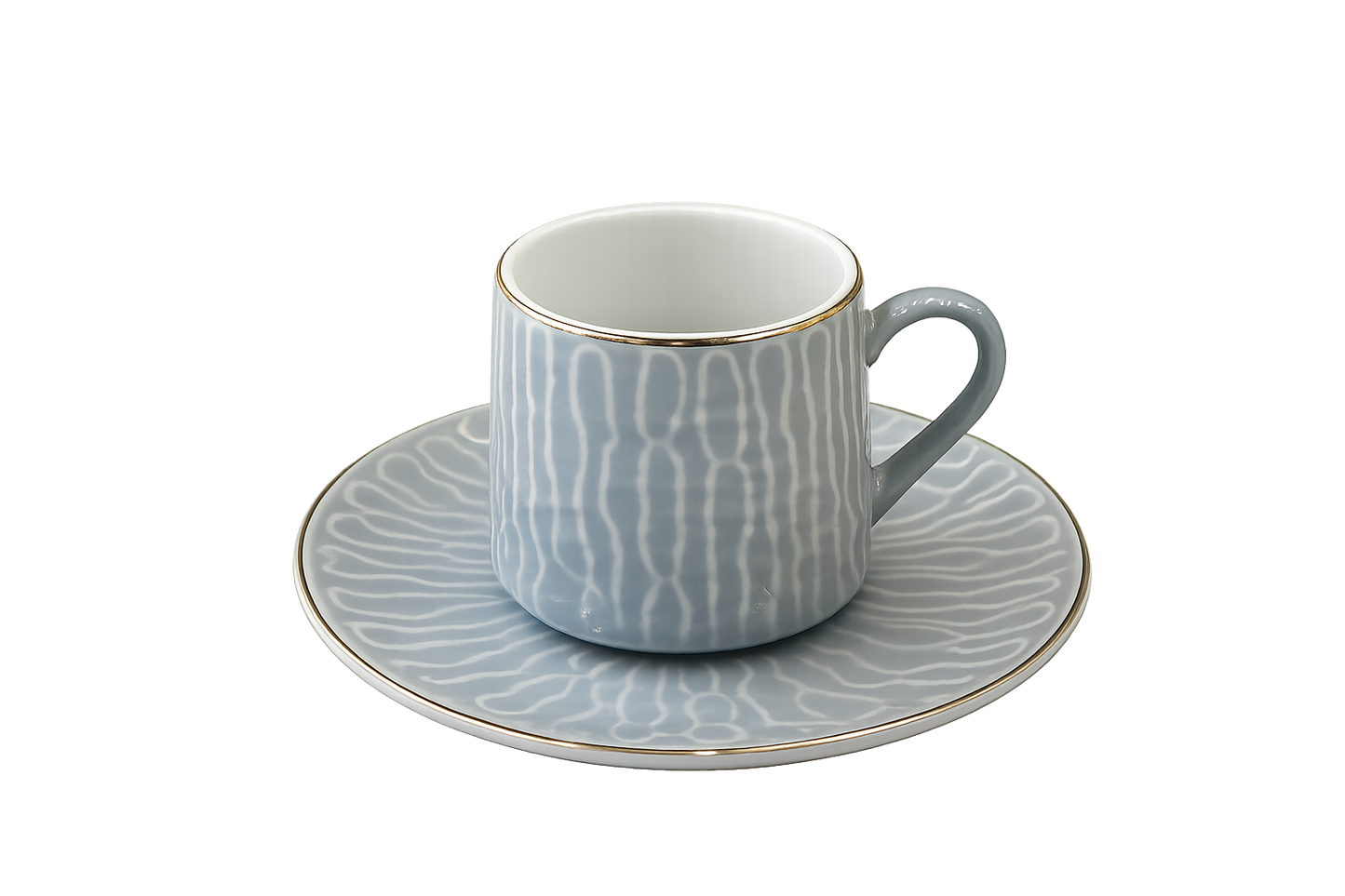 Set of 6 Modern Ceramic Coffee Cups
