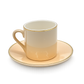 Set of 6 Minimalist Light Pink Coffee Cup & Saucer
