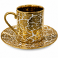 Set of 6 Kosovo White and Gold Coffee Cups (Copy)