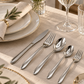 Premium Silver Stainless Steel Cutlery Set – 30 Pieces