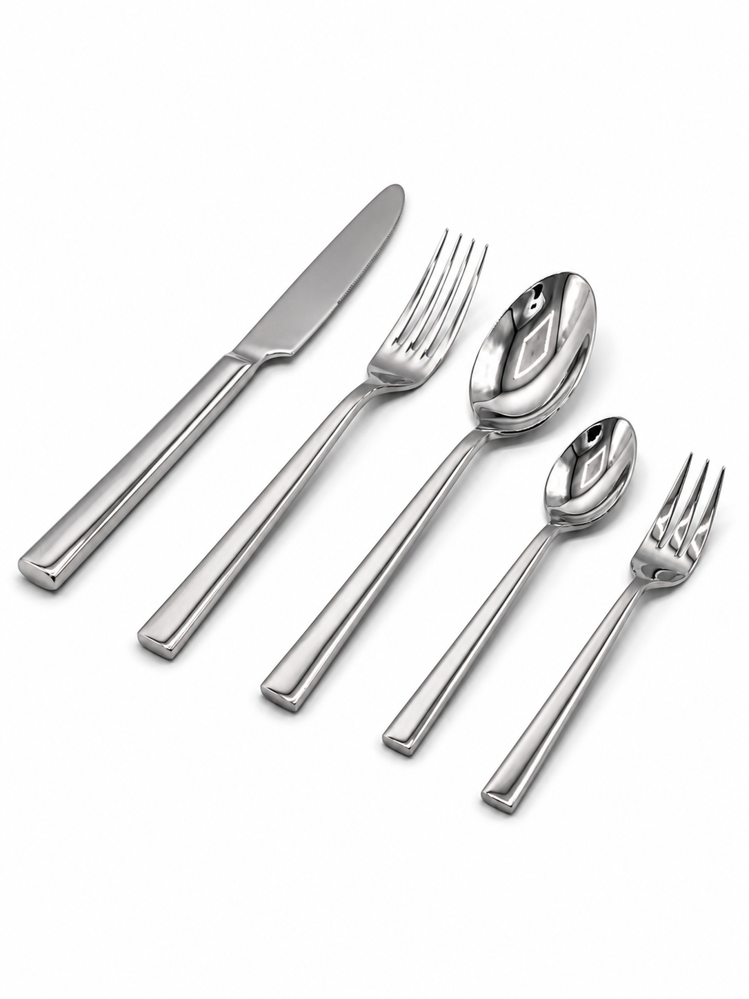Signature Elite Stainless Steel Cutlery Set – 30 Pieces | Premium Silver Collection