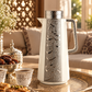 Luxury Arabic Calligraphy Thermal Flask – White & Silver