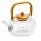 Borosilicate Clear Glass Kettle 1000ML