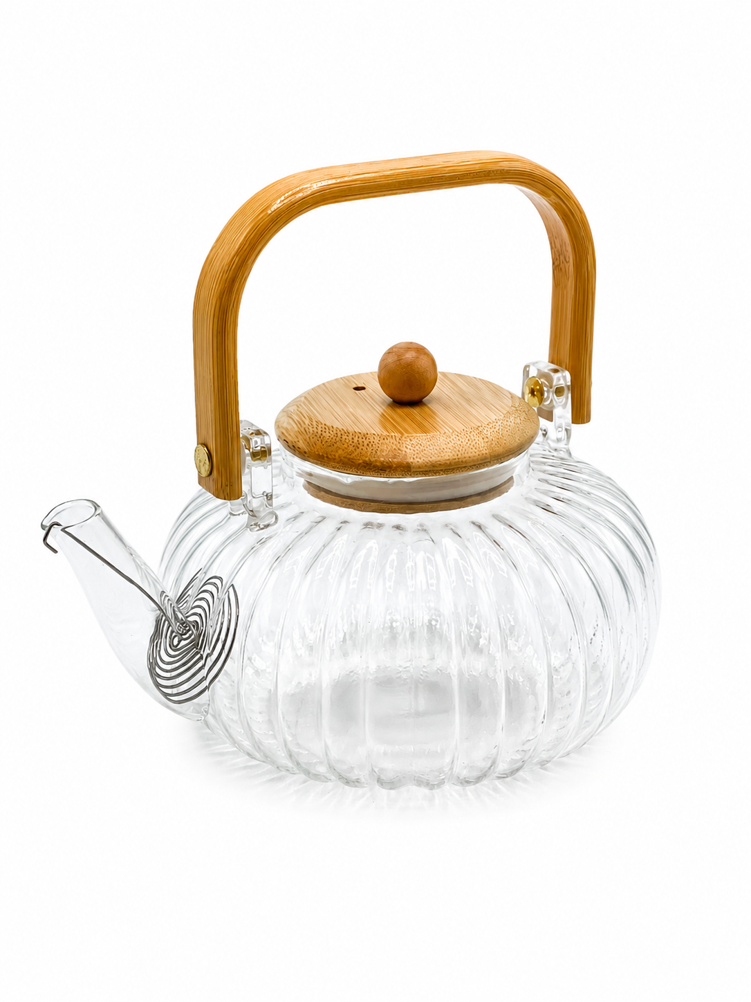 Borosilicate Clear Glass Kettle 1000ML