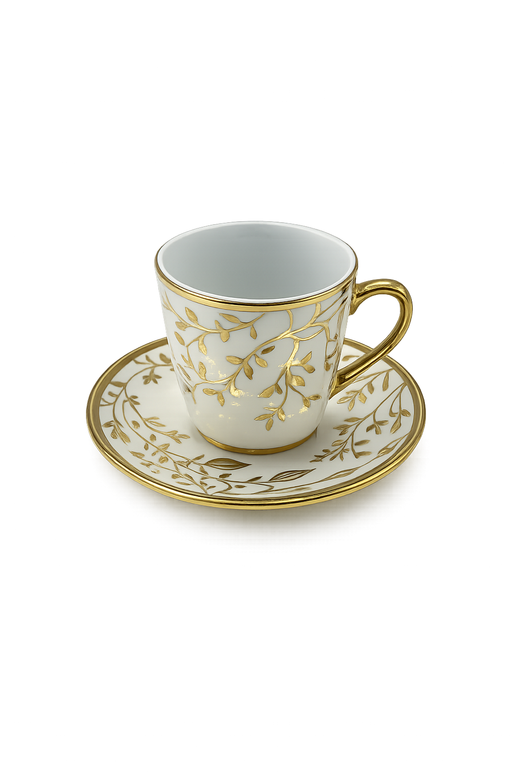 Set of 6 Premium Porcelain Coffee Cups
