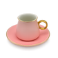 Set of 6 Blush Pink Coffee Cups