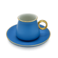 Set of 6 Ocean Blue Coffee Cups