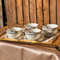 Elegant Gold Leaf Meghle Bowl Set – 12 Pieces