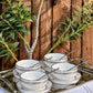 Silver Leaf Meghle Bowl Set – 12 Pieces