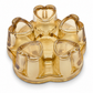 Amber Honey Glass Teapot Warmer Stand with Candle Holder
