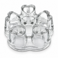 Transparent Glass Teapot Warmer Stand with Candle Holder
