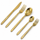 Luxury Gold Stainless Steel Cutlery Set – 30 Pieces