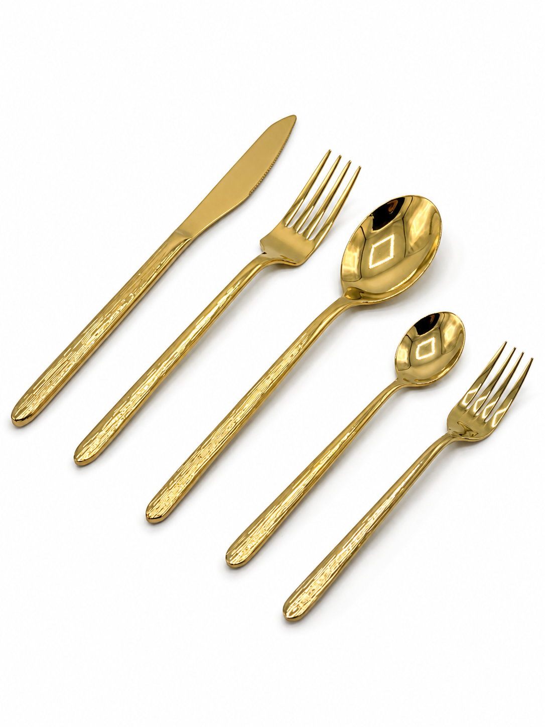 Luxury Gold Stainless Steel Cutlery Set – 30 Pieces